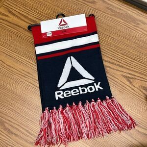 Reebok Navy Rally Scarf With Logo